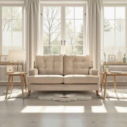 Vintage Amelia 2.5 Seater Sofa In Fabric - Grade W