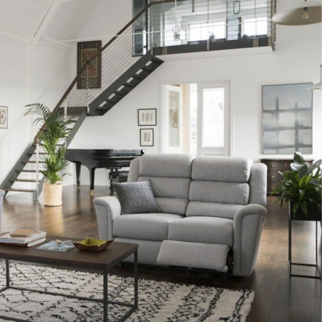 Colorado Double Power Recliner 2 Seater Sofa with USB Ports Fabric - Grade A