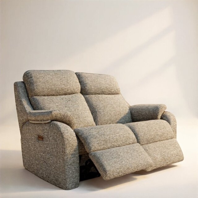 Kingsbury 2 Seater Double Recliner in Fabric - Manual - Grade W