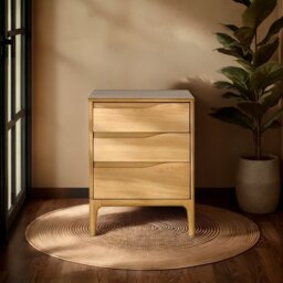 Ercol Rimini 3 Drawer Bedside Cabinet