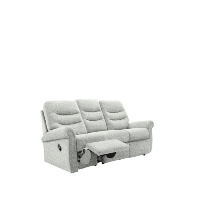 Holmes 3 Seater Recliner in Fabric - Left-Hand Facing - Manual - Grade W