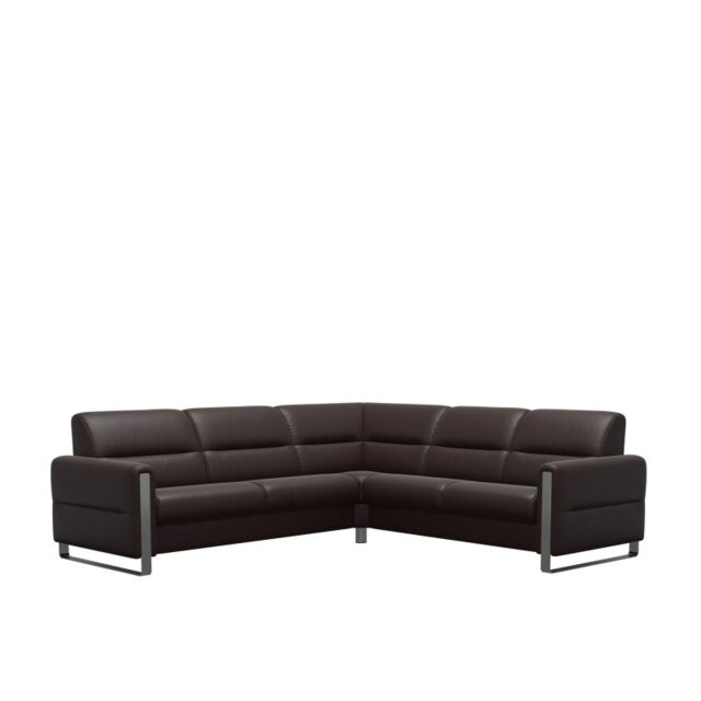 Fiona Corner Group, 2.5 Seats LHF, 2 Seats RHF, with Steel Arms in Leather - Batick