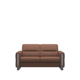 Fiona 2 Seater Sofa with Steel Arms in Fabric
