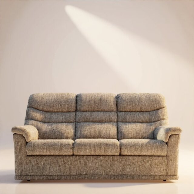 Malvern 3 Seater 3 Cushion Sofa in Fabric - Grade W