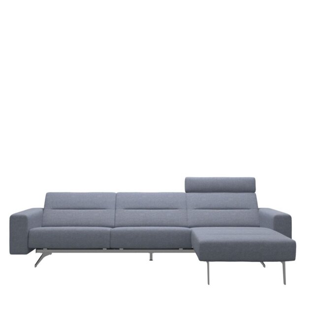 Stella 2.5 Seater with Large Longseat RHF, with Upholstered Arms in Fabric - S1