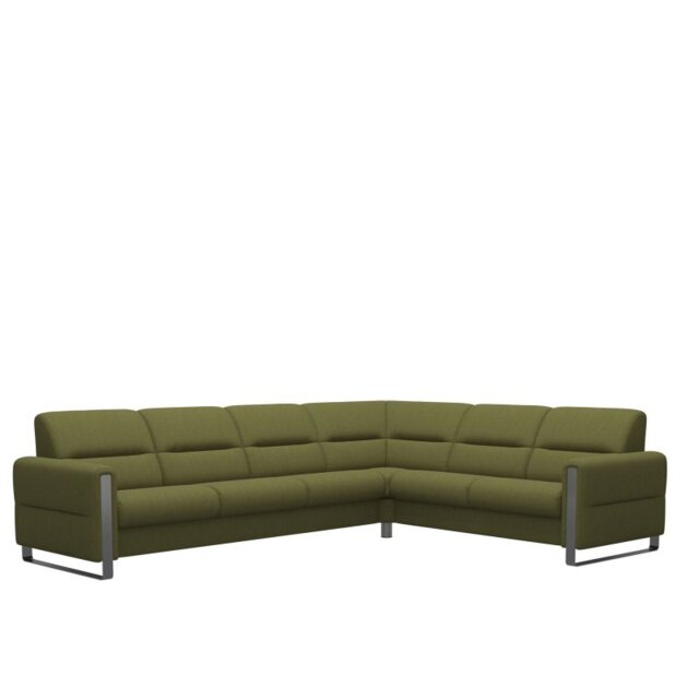 Fiona Corner Group, 3 Seats LHF, 2 Seats RHF, with Steel Arms in Fabric