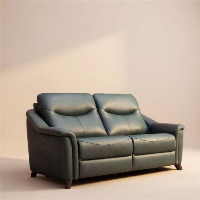 Olivia Large Sofa In Leather - Power Recliner - No Heat - Grade L
