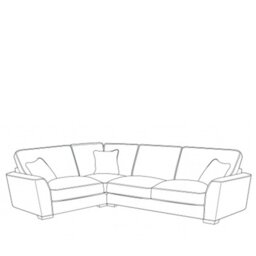 Hannah Corner Sofa L2CRH2 in Fabric - Standard Back - Grade B