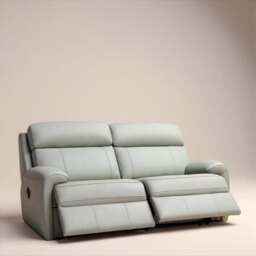 Hardy 3 Seater Power Recliner Sofa In Leather - Heated Seat - Grade P