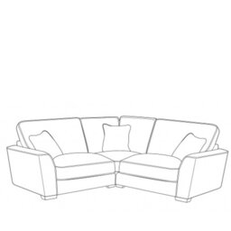Hannah Corner Sofa LH1CORRH1 in Fabric - Standard Back - Grade B
