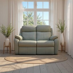 G Plan Kingsbury 2 Seater Sofa in Leather - Grade H