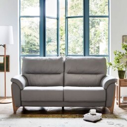 Ercol Enna Medium Recliner Sofa in Leather - Edit Collection
