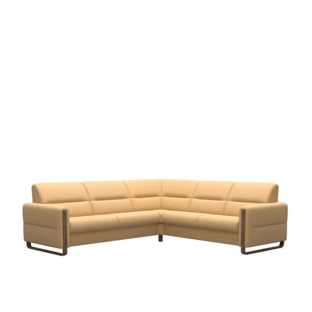 Fiona Corner Group, 2.5 Seats LHF, 2 Seats RHF, with Wood Arms in Leather - Velaro