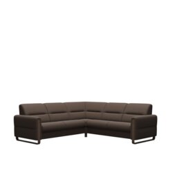 Fiona Corner Group, 2 Seats LHF, 2 Seats RHF, with Wood Arms in Leather - Paloma