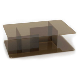 Case Lucent Coffee Table Bronze Glass