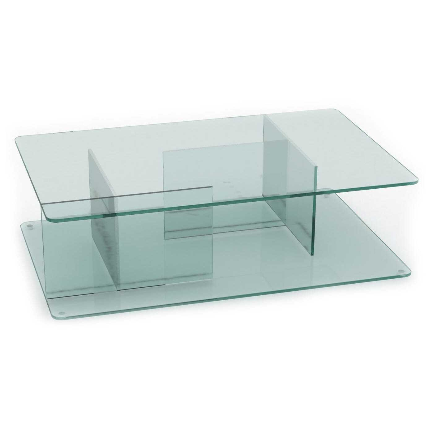 Case Lucent Coffee Table Clear Glass