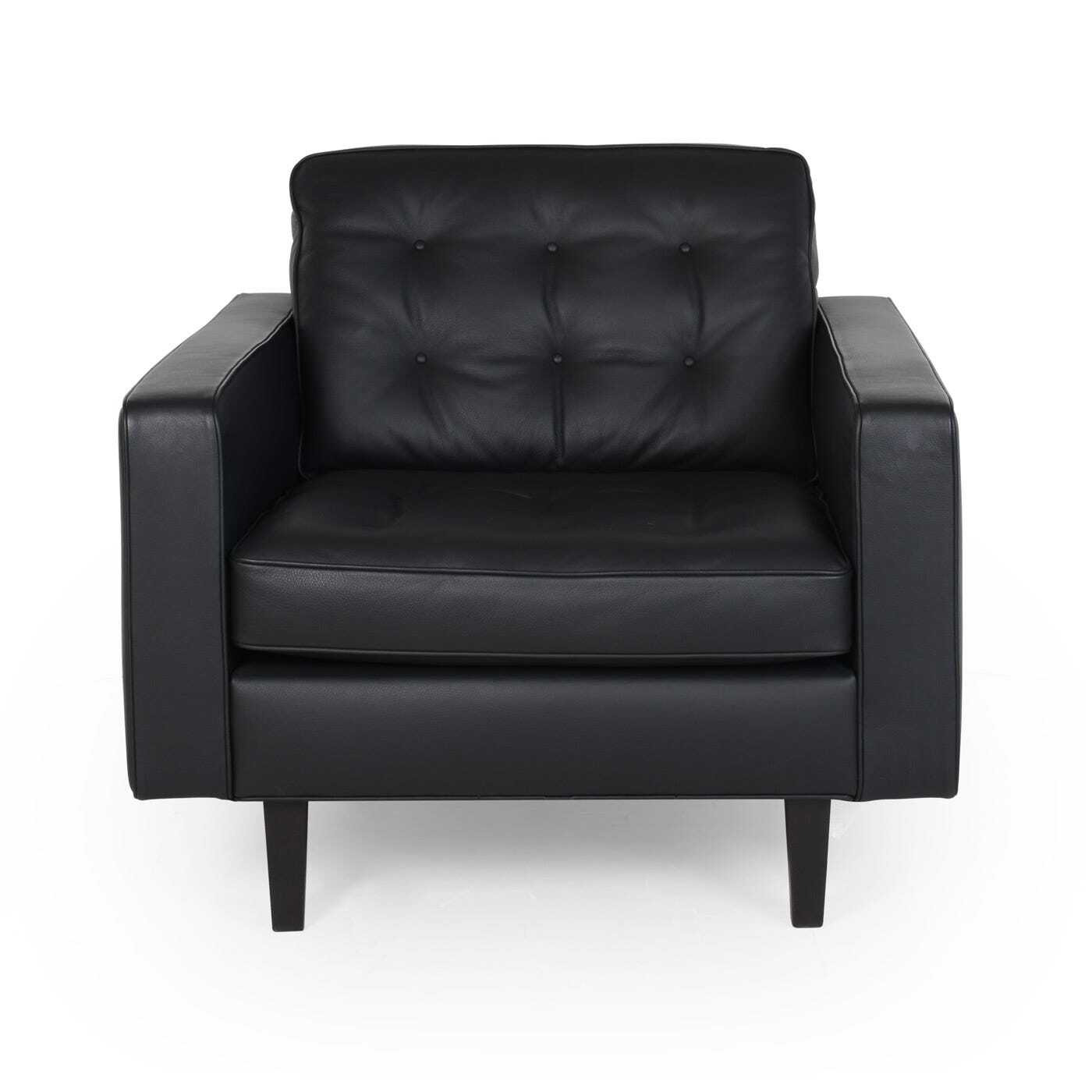 Heal's Hepburn Armchair St Moritz Wool Red Walnut Feet