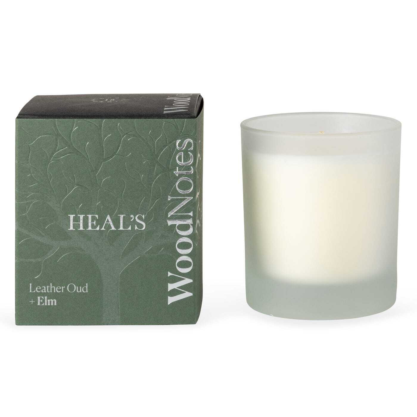 Heal's Leather Oud and Elm Scented Candle