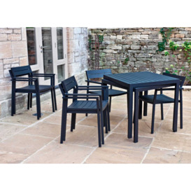 Case Eos Square Outdoor Dining Table Black - thumbnail 2