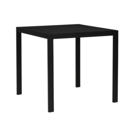 Case Eos Square Outdoor Dining Table Black