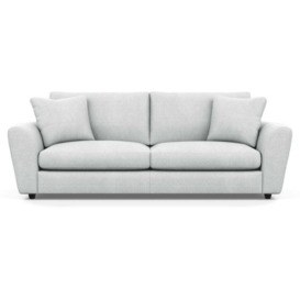 Heal's Snooze 5 Seater Sofa Broad Weave Tin Black Feet