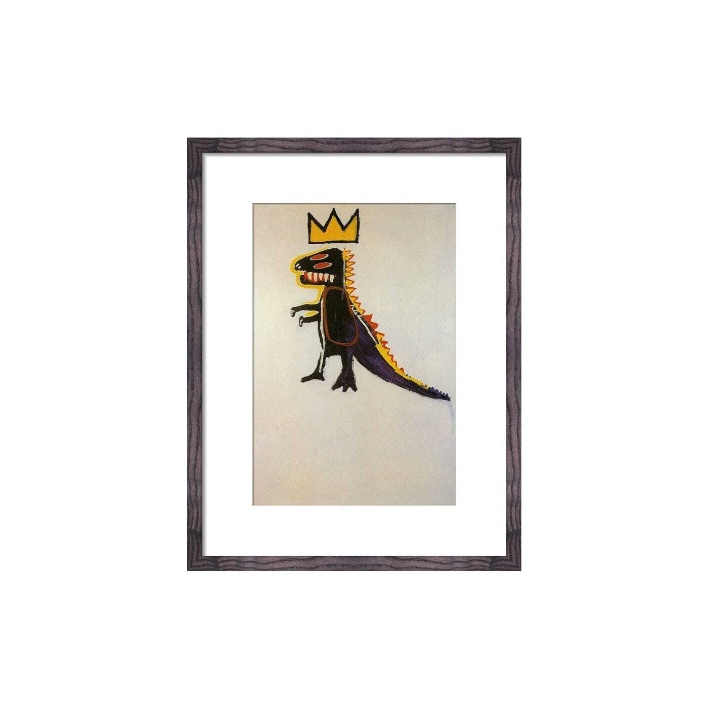 KING & MCGAW Jean Michel Basquiat Pez Dispenser 1984 Framed Print