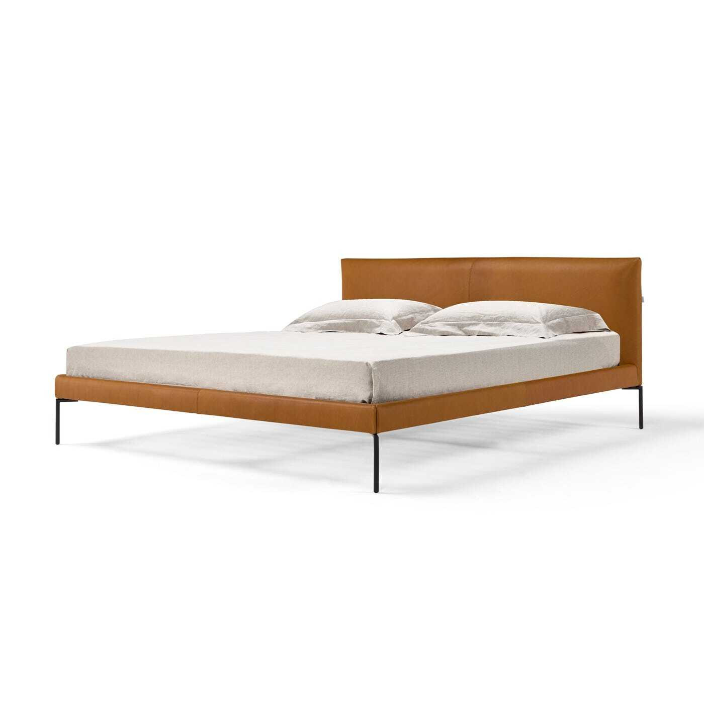 Heal's Matera Bed Double St Moritz Wool Blue