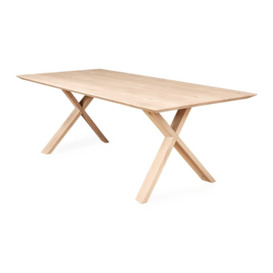 Heal's Oslo Table 160x90cm Smoked Oak Chamfered Edge Filled - Heal's UK Furniture
