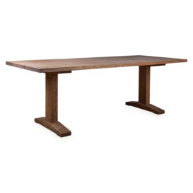 Heal's Lisbon Table 180x100cm White Oak Natural Edge Filled