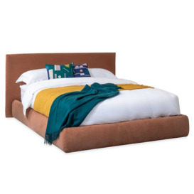 Heal's Alba Bed Double Siena Cotton Clay