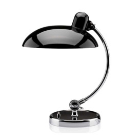 Fritz Hansen Kaiser Idell Luxus Table Lamp Gloss Black & Chrome