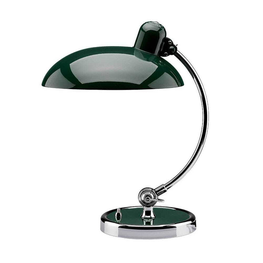 Fritz Hansen Kaiser Idell Luxus Table Lamp Green & Chrome - image 1