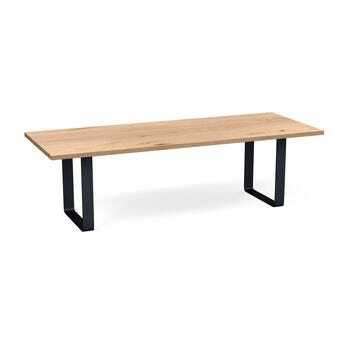Heal's Prague Table 260x100cm Blonde Oak Chamfered Edge Filled - Heal's UK Furniture - image 1