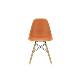 Vitra Eames DSW Side Chair New Height Rusty Orange Ash Honey Base - Heal's UK Furniture - thumbnail 1