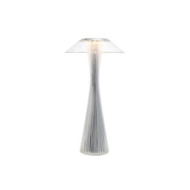 Kartell Space LED Portable Outdoor Table Lamp Chrome