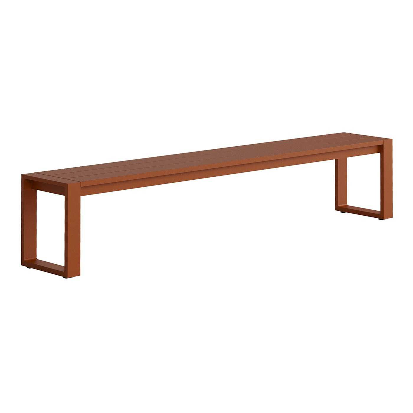 Case Eos Communal Outdoor Bench Rust - image 1