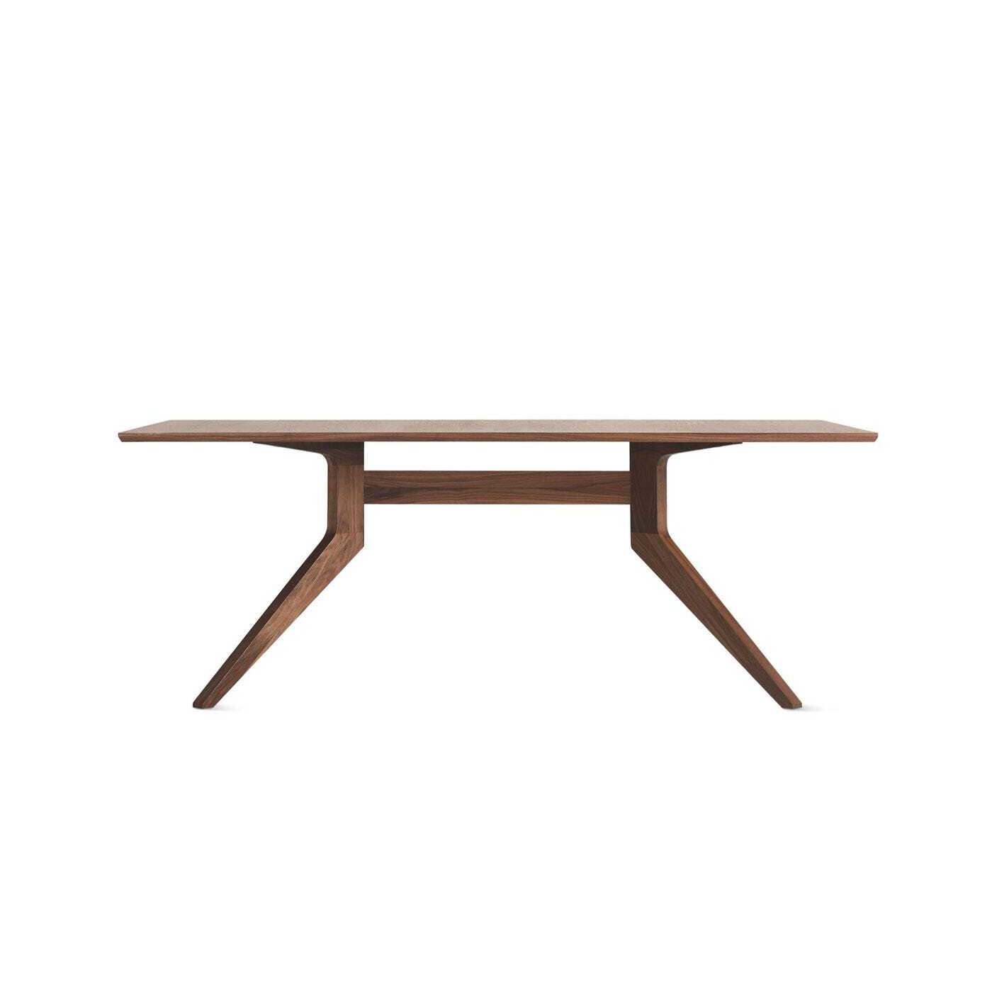 Case Cross Fixed Dining Table Walnut - image 1