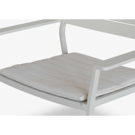 Case Eos Outdoor Lounge Chair Cushion in White