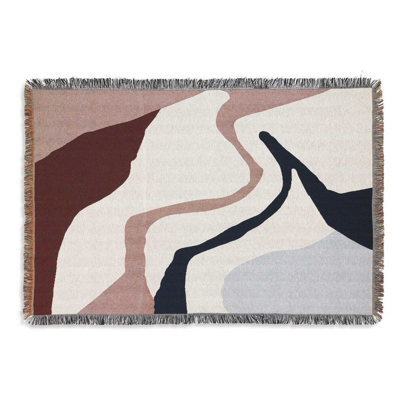ferm LIVING Vista Throw Off White