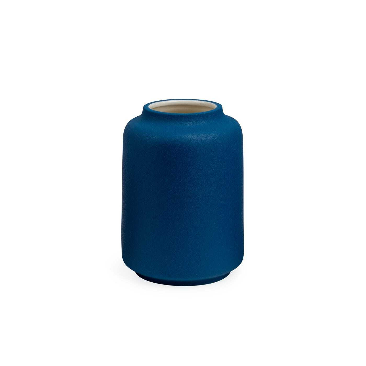 Heal's Trent Vase Blue Small
