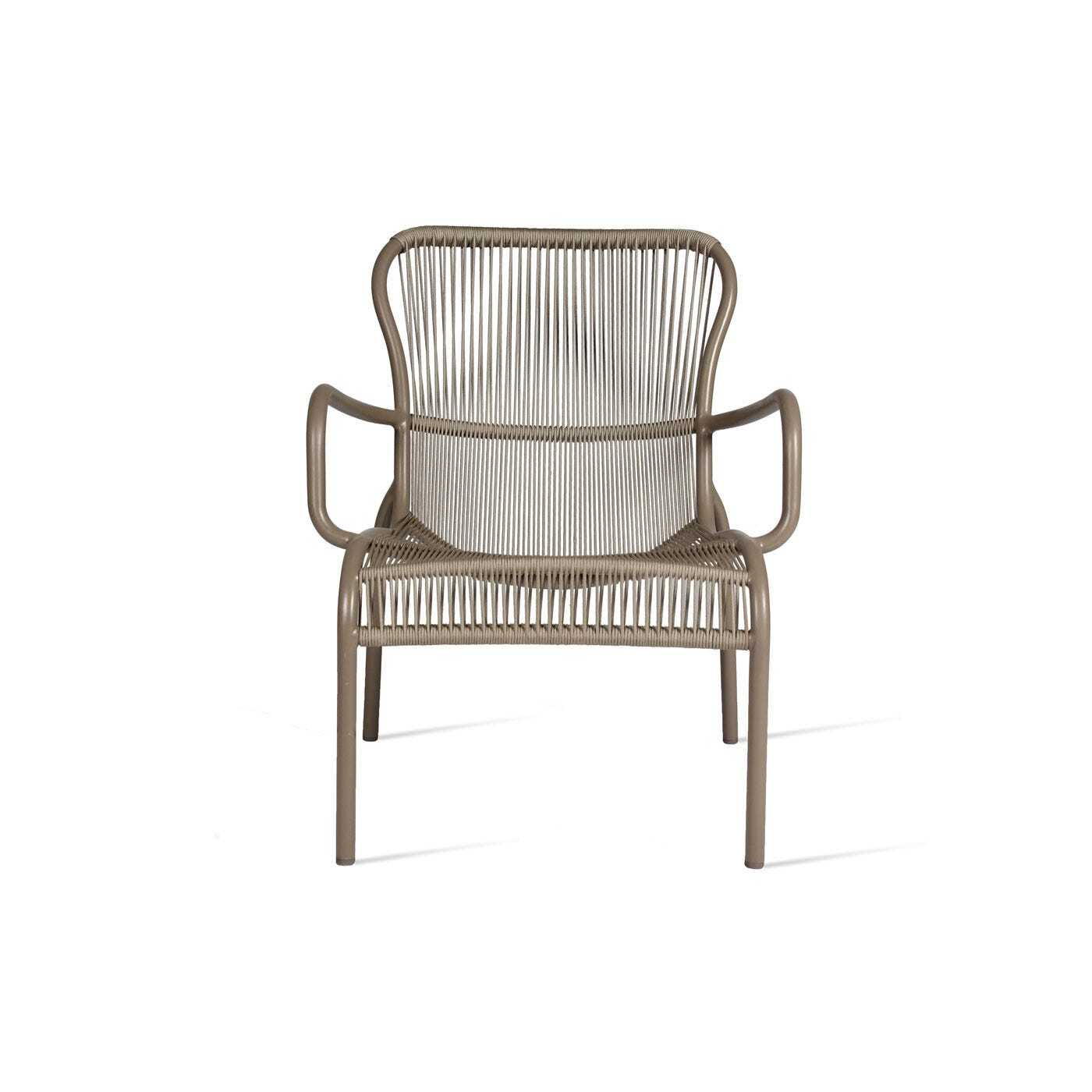 Vincent Sheppard Loop Outdoor Lounge Chair Rope Taupe - image 1