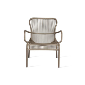 Vincent Sheppard Loop Outdoor Lounge Chair Rope Taupe - thumbnail 1