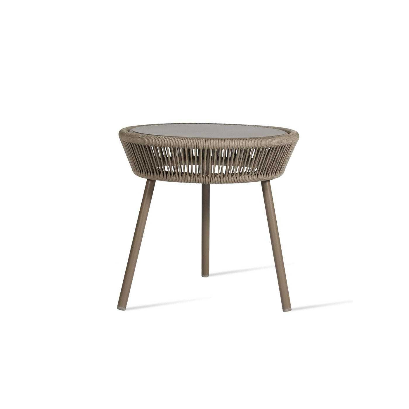 Vincent Sheppard Loop Outdoor Side Table Taupe Rope - image 1