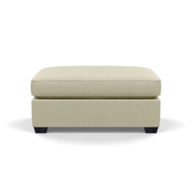 Heal's Torino Footstool Cotton Grain Black Feet