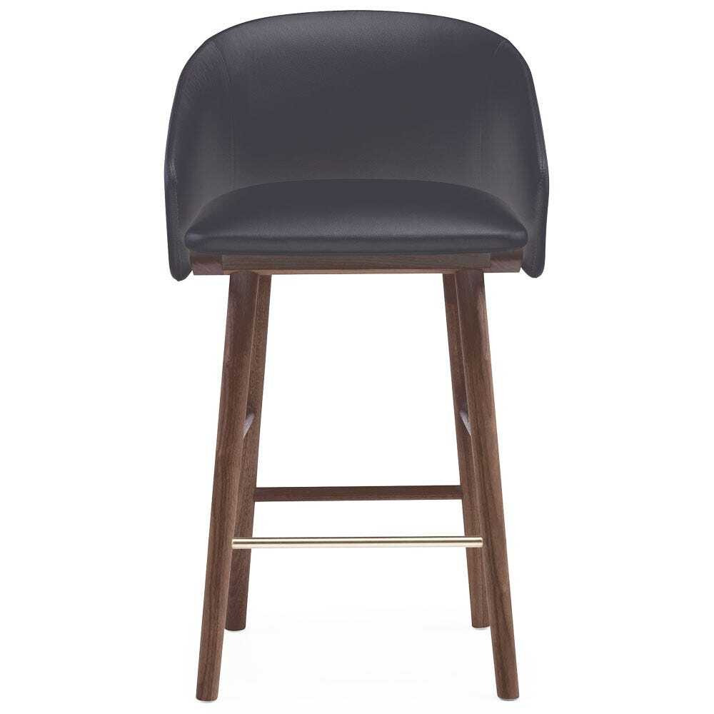 De La Espada Saia Bar Stool Danish Oiled Walnut