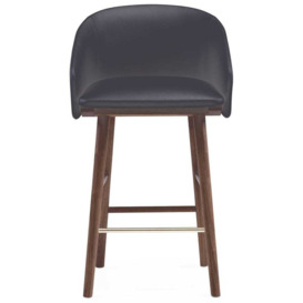 De La Espada Saia Bar Stool Danish Oiled Walnut