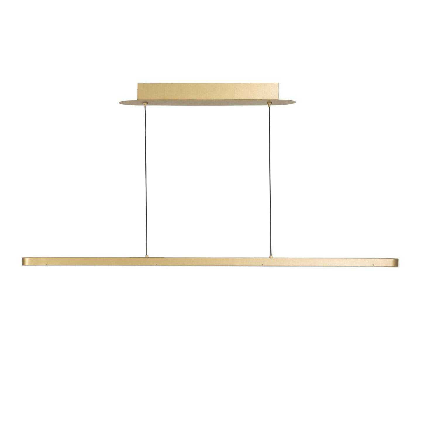 Heal's Linear LED Ceiling Pendant Satin Gold - image 1