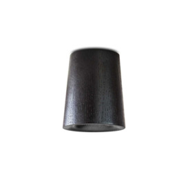 Case Solid Downlight Cone Black Stained Oak