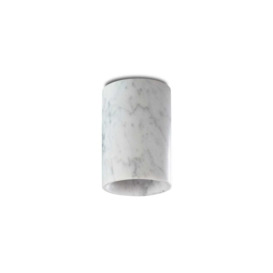 Case Solid Downlight Cylinder Carrara Marble