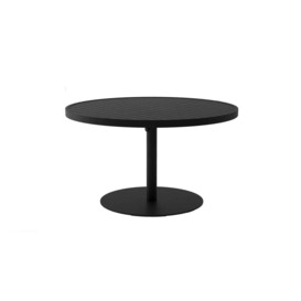 Case Eos Pedestal Circular Outdoor Dining Table Black